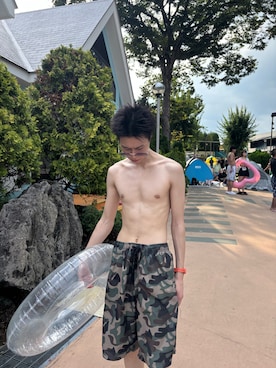 「アイテム（水着）」を使った、Shomaさん（メンズ・183cm）の夏コーディネート