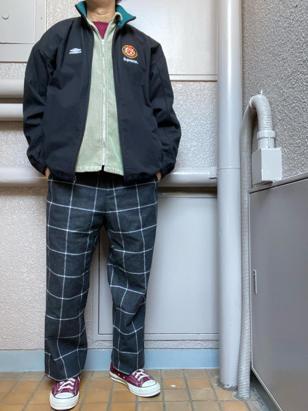 Supreme ネイビー コーデュロイ襟 シャツ S Supreme シュプリーム SUPREME Arc Logo S/S Work Shirt アーチ
