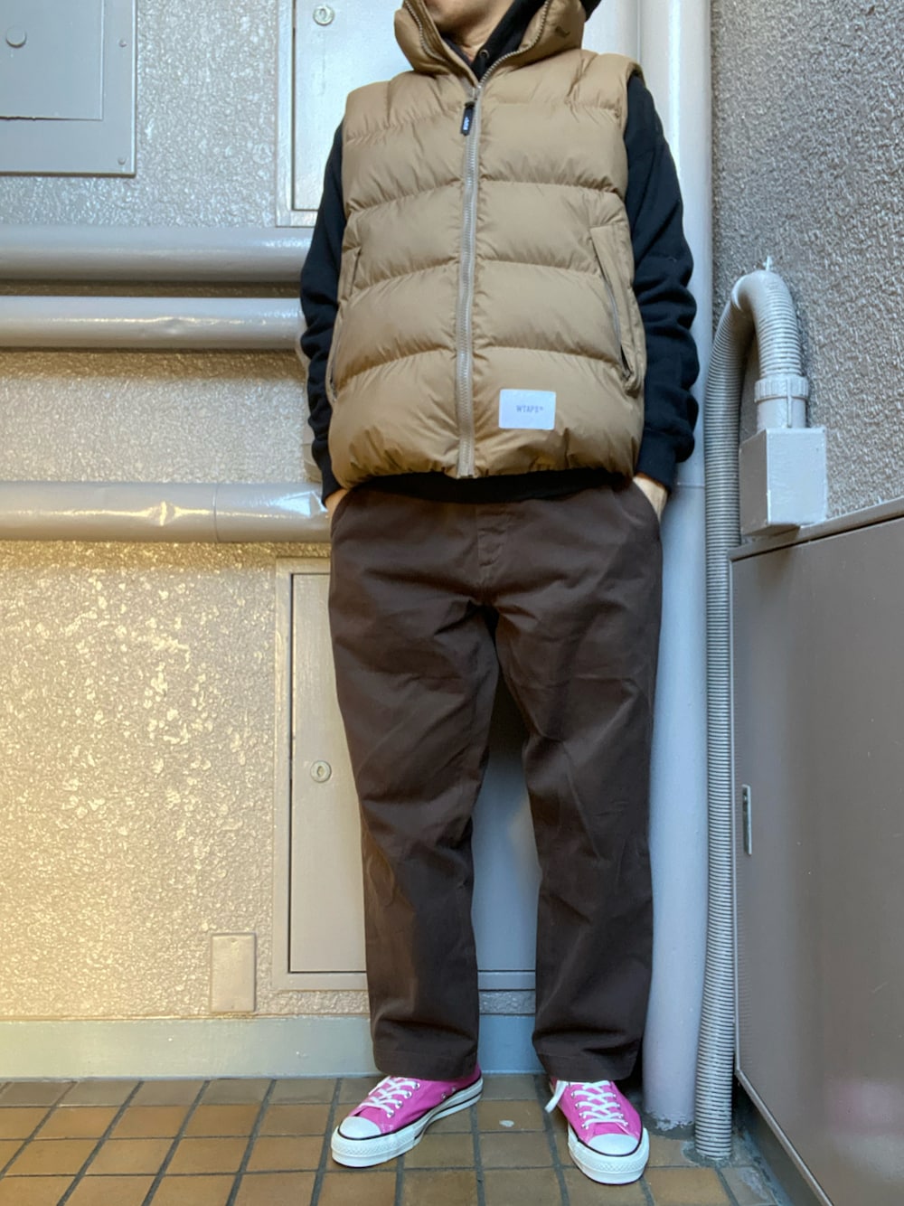 WTAPSのダウンベストを使った人気ファッションコーディネート - WEAR