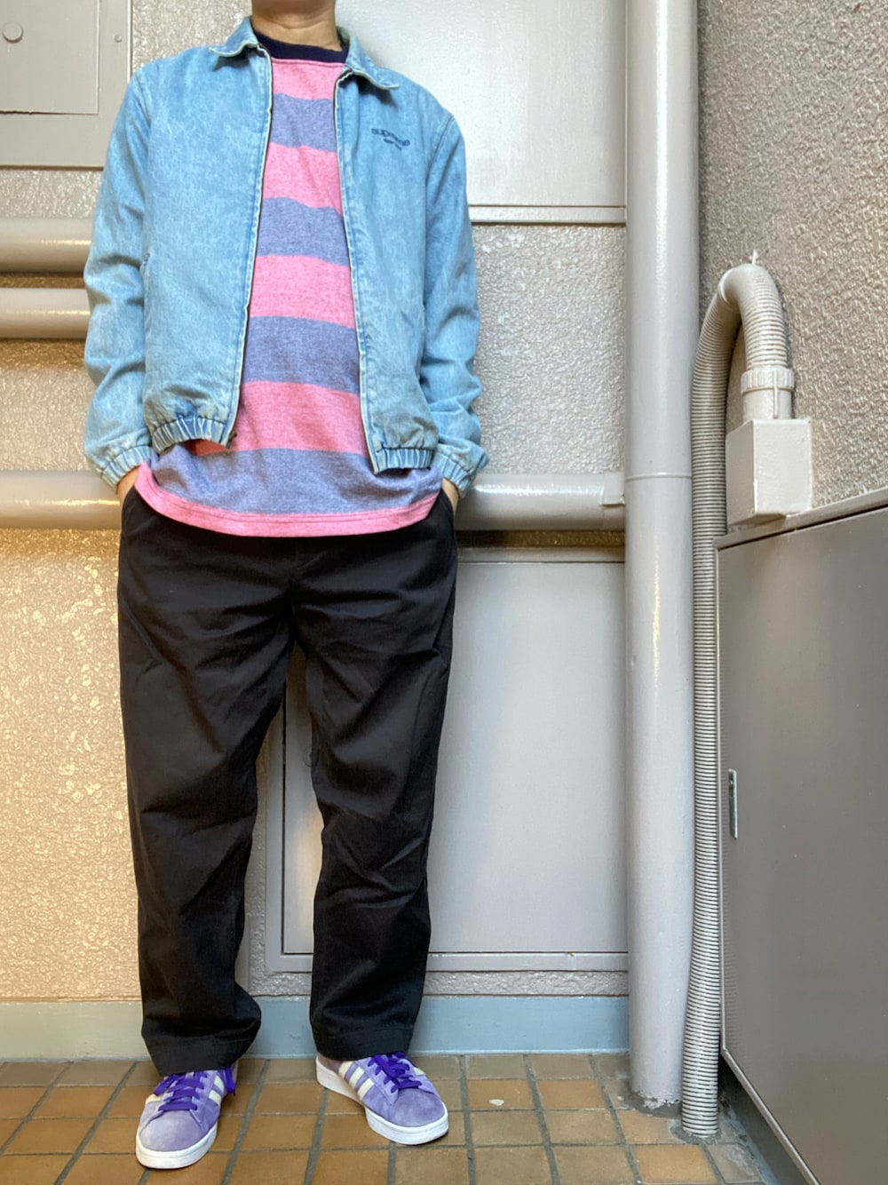 2010ss Supremeリバーシブル スイングトップM Supreme - Trademark L/S Top - UG.SHAFT