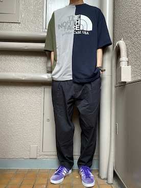 「WTAPS（ダブルタップス）のアイテム（スラックス）」を使った、Uskさん（メンズ・175cm）の秋コーディネート