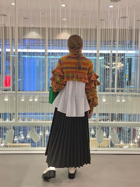 莉子さん（レディース・160cm）の冬コーディネート