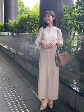 「noble」｜「アイテム（パンプス）」を使った、ゆずさん（レディース・159cm）の夏コーディネート