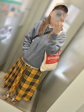 「CANTON（キャントン）のアイテム」を使った、ずちゃさん（レディース・165cm）の秋コーディネート