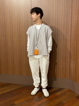 「MARCOMONDE（マルコモンド）のアイテム」を使った、_さん（メンズ・175cm）の夏コーディネート