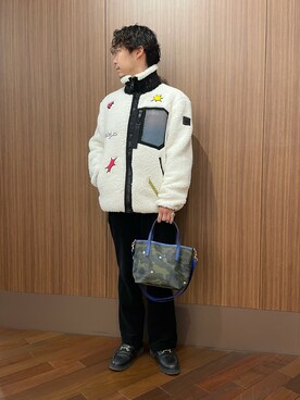 「GENTIL BANDIT（ジャンティバンティ）のアイテム」を使った、_さん（メンズ・175cm）の冬コーディネート