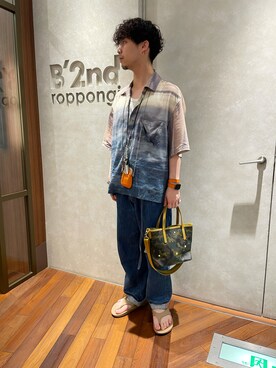 「GENTIL BANDIT（ジャンティバンティ）のアイテム」を使った、_さん（メンズ・175cm）の夏コーディネート
