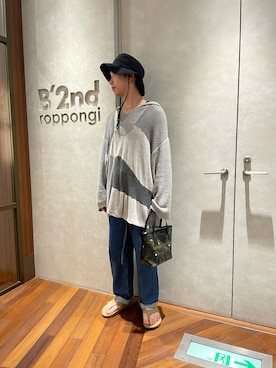 「qwerty（クワーティ）のアイテム」を使った、_さん（メンズ・175cm）の夏コーディネート