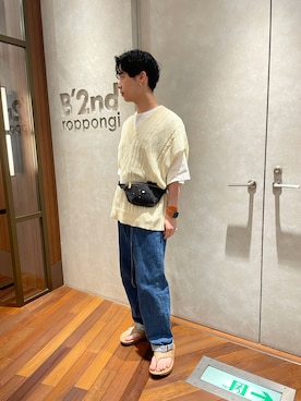 「LUSOR（ルーソル）のアイテム」を使った、_さん（メンズ・175cm）の夏コーディネート