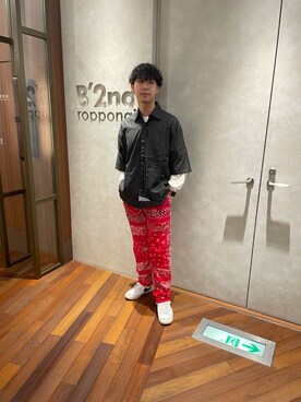 「LUSOR（ルーソル）のアイテム」を使った、_さん（メンズ・175cm）の夏コーディネート