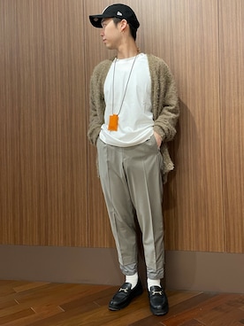「LUSOR（ルーソル）のアイテム（パンツ）」を使った、_さん（メンズ・175cm）の秋コーディネート