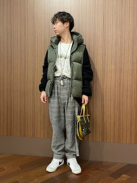 「GENTIL BANDIT（ジャンティバンティ）のアイテム」を使った、_さん（メンズ・175cm）の冬コーディネート