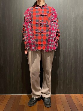 「A4A（エーフォーエー）のアイテム」を使った、_さん（メンズ・175cm）の冬コーディネート