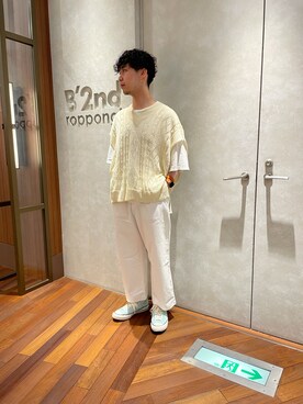 「LUSOR（ルーソル）のアイテム（パンツ）」を使った、_さん（メンズ・175cm）の夏コーディネート