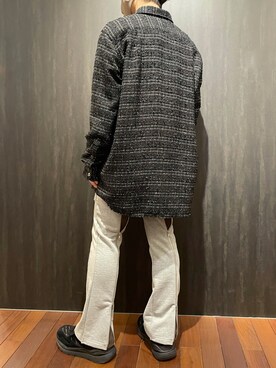 「B'2nd（ビーセカンド）のアイテム（パンツ）」を使った、_さん（メンズ・175cm）の冬コーディネート