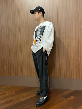 「LUSOR（ルーソル）のアイテム（パンツ）」を使った、_さん（メンズ・175cm）の秋コーディネート