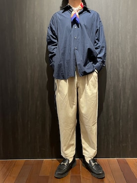 「B'2nd（ビーセカンド）のアイテム（パンツ）」を使った、_さん（メンズ・175cm）の冬コーディネート