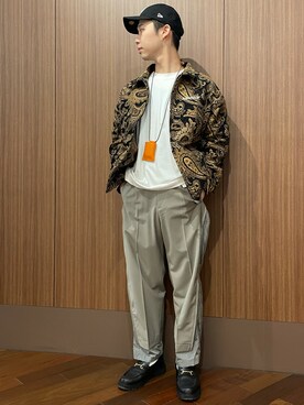 「A4A（エーフォーエー）のアイテム（ジャケット/アウター）」を使った、_さん（メンズ・175cm）の秋コーディネート