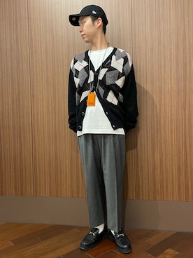 「LUSOR（ルーソル）のアイテム（パンツ）」を使った、_さん（メンズ・175cm）の秋コーディネート