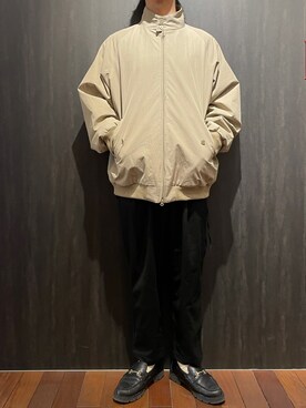 「B'2nd（ビーセカンド）のアイテム（パンツ）」を使った、_さん（メンズ・175cm）の冬コーディネート