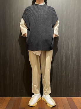 「B'2nd（ビーセカンド）のアイテム（パンツ）」を使った、_さん（メンズ・175cm）の春コーディネート