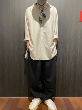 「B'2nd（ビーセカンド）のアイテム（パンツ）」を使った、_さん（メンズ・175cm）の春コーディネート