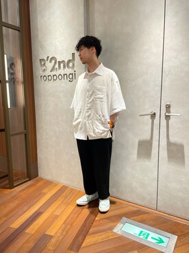 「LUSOR（ルーソル）のアイテム（パンツ）」を使った、_さん（メンズ・175cm）の夏コーディネート