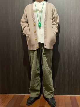 「LUSOR（ルーソル）のアイテム」を使った、_さん（メンズ・175cm）の冬コーディネート