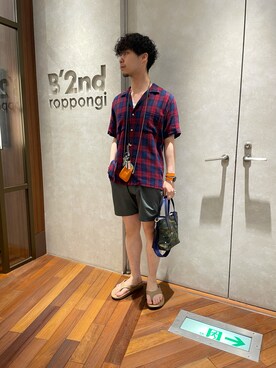 「GENTIL BANDIT（ジャンティバンティ）のアイテム」を使った、_さん（メンズ・175cm）の夏コーディネート