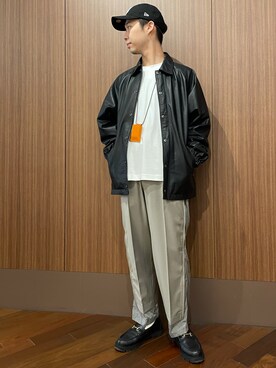 「LUSOR（ルーソル）のアイテム」を使った、_さん（メンズ・175cm）の秋コーディネート