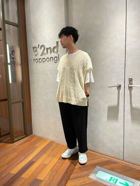 「LUSOR（ルーソル）のアイテム」を使った、_さん（メンズ・175cm）の夏コーディネート
