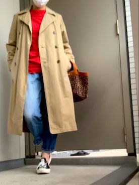 「ARMEN（アーメン）のアイテム（ジャケット/アウター）」を使った、BOWさん（レディース・169cm）の秋コーディネート