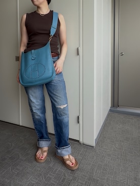 「UGG（アグ）のアイテム」を使った、BOWさん（レディース・169cm）の夏コーディネート