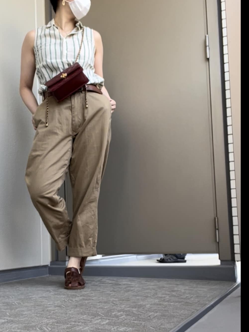 45R(フォーティファイブアール)の「おこめチノの908ポッポパンツ 45R(フォーティファイブアール)の「おこめチノの908ポッポパンツ