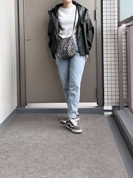 「MACKINTOSH PHILOSOPHY（ﾏｯｷﾝﾄｯｼｭ ﾌｨﾛｿﾌｨｰ）のアイテム（ブルゾン）」を使った、BOWさん（レディース・169cm）の春コーディネート