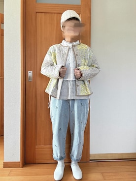 「TSUHARU by Samansa Mos2（ツハルバイサマンサモスモス）のアイテム（ジャケット/アウター）」を使った、tomnyanさん（レディース・156cm）の春コーディネート