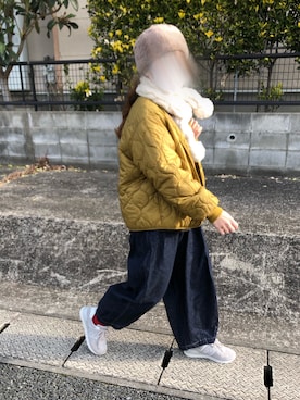 「studio CLIP（スタディオクリップ）のアイテム（ブルゾン）」を使った、tomnyanさん（レディース・156cm）の冬コーディネート