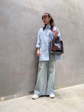 「でぃーぜるうらわすたっふ」｜ももかさん（レディース・161cm）の春コーディネート