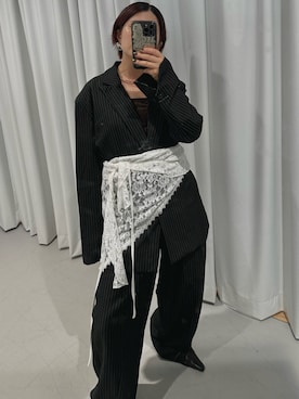 「Ezick（エジック）のアイテム」を使った、naraさん（レディース・151cm）の秋コーディネート