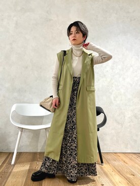 「JIL SANDER（ジルサンダー）のDRAWSTRING SM CROSSBODY（ショルダーバッグ）」を使った、naraさん（レディース・151cm）の春コーディネート