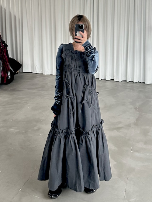 tシャツ Corset  line ベロアボディスーツ レディース Corset line ベロアボディスーツ（Tシャツ/カットソー）｜Ezick