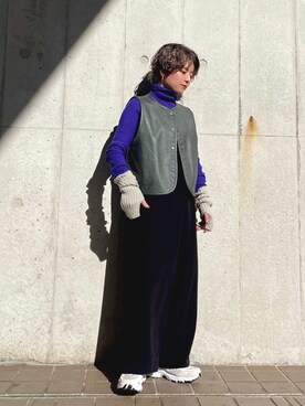 naraさん（レディース・151cm）の冬コーディネート