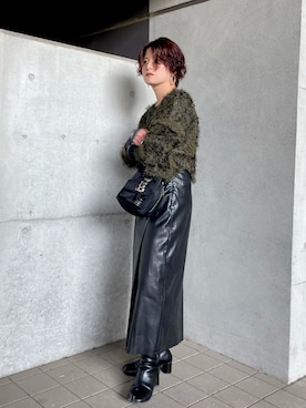 naraさん（レディース・151cm）の冬コーディネート