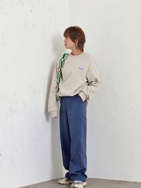 「Ambre Neige（アンブルネージュ）のアイテム（その他パンツ）」を使った、naraさん（レディース・151cm）の秋コーディネート