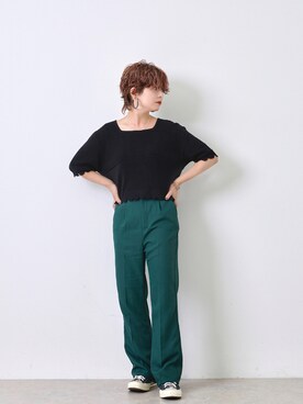 「Adoon plain（アドーンプレーン）のアイテム」を使った、naraさん（レディース・151cm）の秋コーディネート