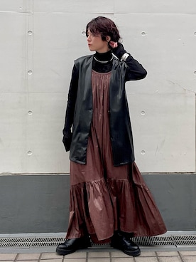 naraさん（レディース・151cm）の冬コーディネート