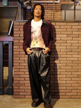 【glamb】TKさん(メンズ・181cm)の秋コーディネート