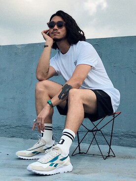 「圈入準」｜林育準🇹🇼さん（メンズ・180cm）の夏コーディネート