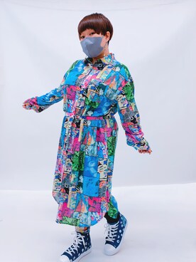 Scolar スカラーのシャツワンピースコーディネート Zozotown