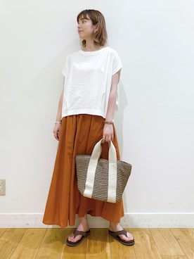 R i oさん（レディース・160cm）の夏コーディネート